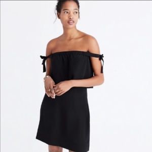 NWT Madewell Black Sill Dress